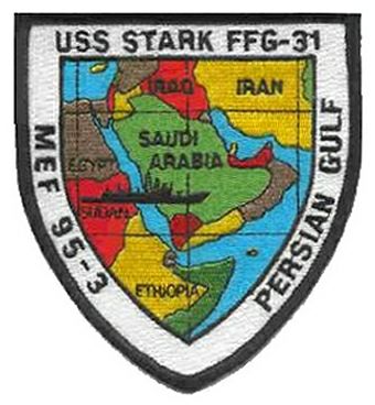 USS Stark FFG-31 MEF3-95 Persian Gulf Cruise