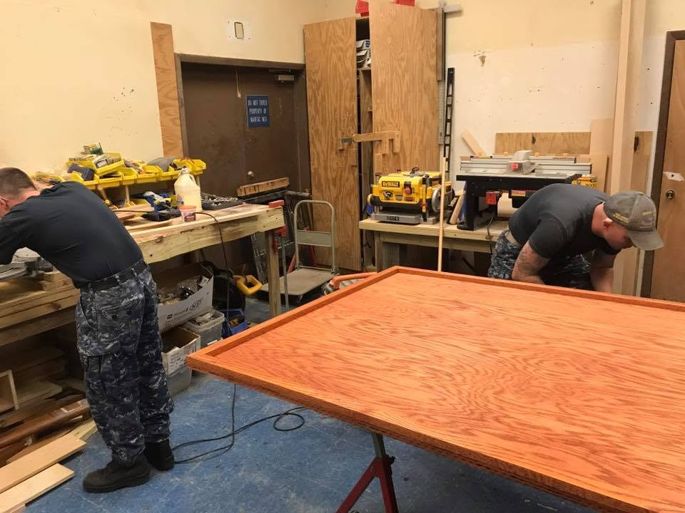 Building the stern plate mount