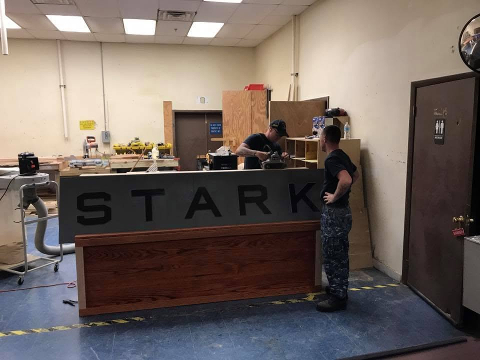 Building the stern plate mount