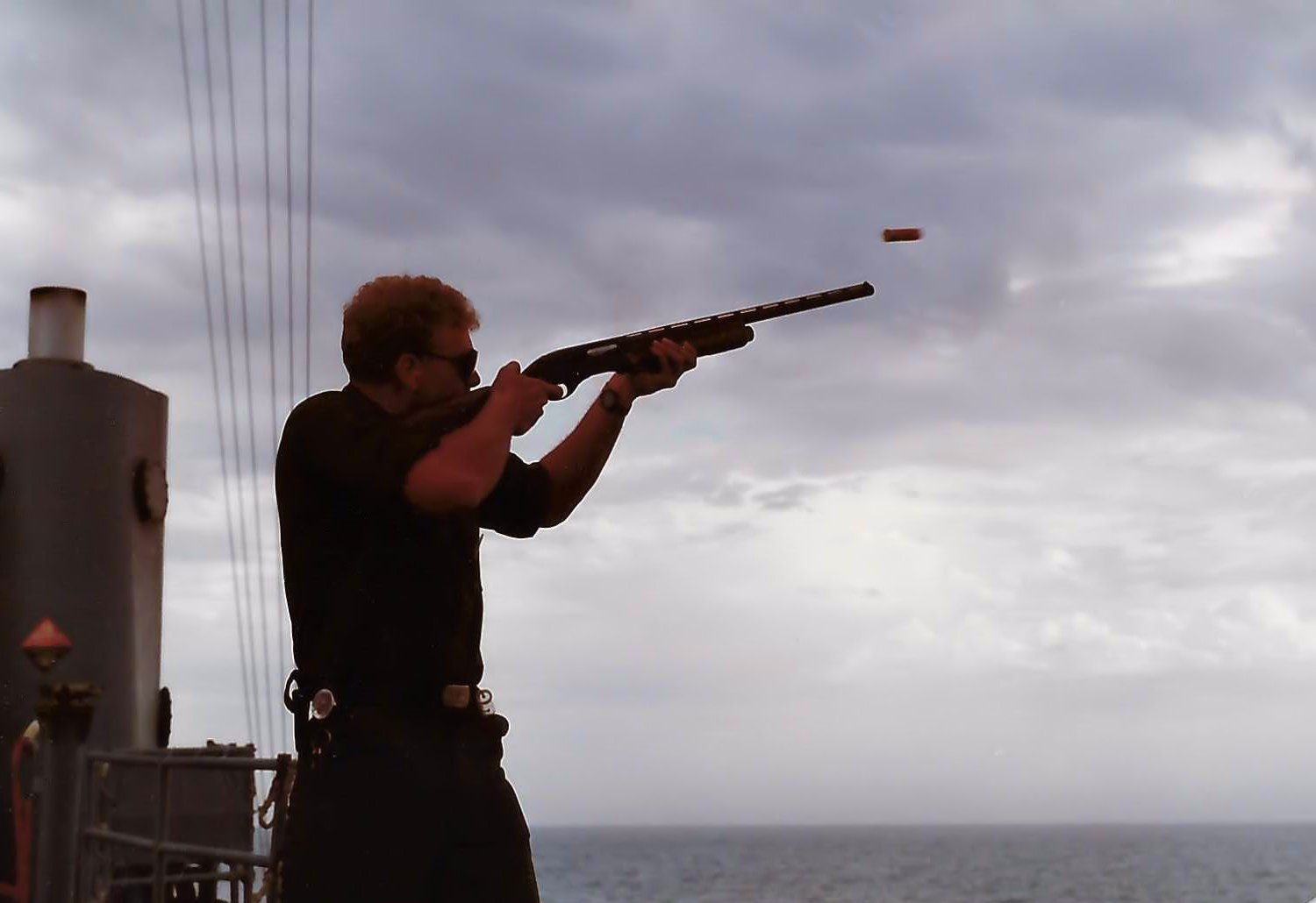 ET2 Chris DeAngelis, Ship's Self Defense Force