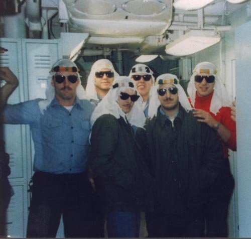 FC2 Eric Lovern, GMM3 Mark Samples, GMG3 Nick Norfleet, FC3 Jeff Calkins, FC2 Pete Trunzo, ET2 Chris DeAngelis